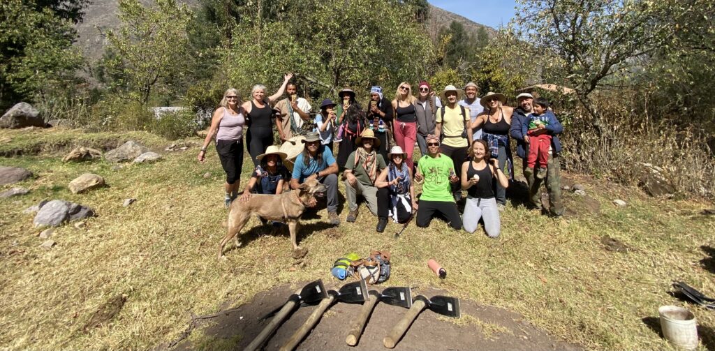 Reforestation project in the sacred valley of Peru